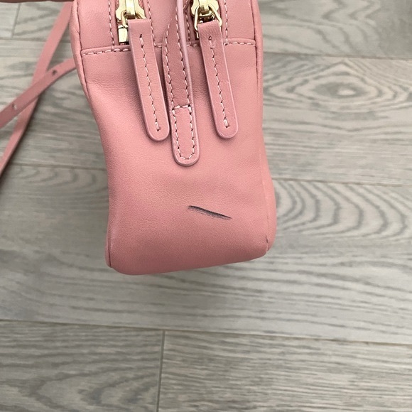 Mansur Gavriel Double Zip Crossbody Bag Pink - Picture 10 of 13